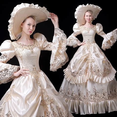 Marie Antoinette Dress Gown Rococo Baroque Masquerade Historical ...