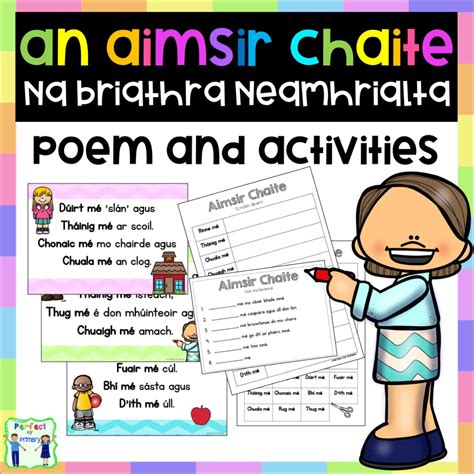 Mash Class Level Aimsir Chaite Na Briathra Neamhrialta Poem And