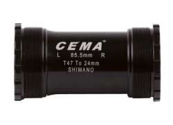 Buy Cema Bottom Bracket Adapter T Trek Shimano Inox Black At Hbs