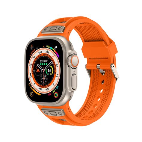 Swarich Band For Apple Watch Ultra Band Apple Watch Ultra 2 49mm For Men Silicone Rubber Bands