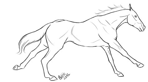 Line Art Thoroughbred Racing Horse Sketch Art Horse Drawings Horse