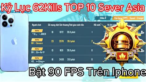 K L C Vi T Nam Pubg Mobile Rank Top Sever Asia Setting Nh Y V