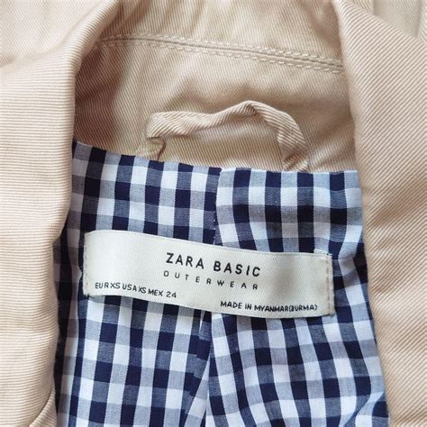 844 Zara ザラベーシック 形キレイトレンチコート ベージュ 【即日発送】 1133円引き Swimmainjp