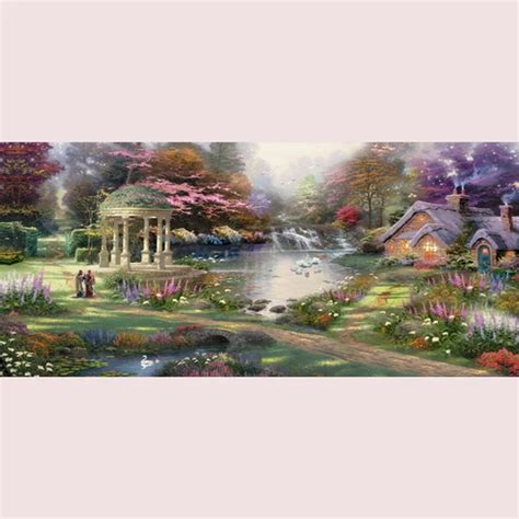 Diy D Diamond Mosaic Landscapes Garden Lodge Painting Cross Stitch