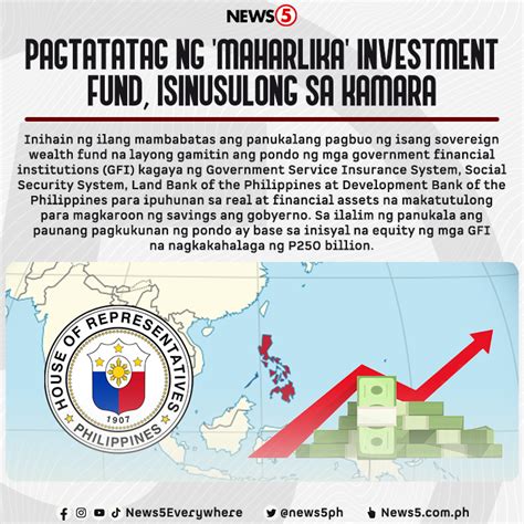 News5 On Twitter Yung Concept Ng Sovereign Wealth Fund Nag Umpisa