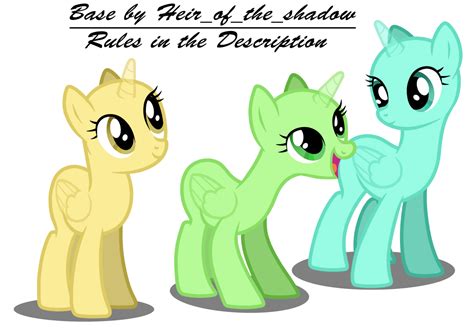 Mlp Base 2 By Heir Of The Shadow On Deviantart