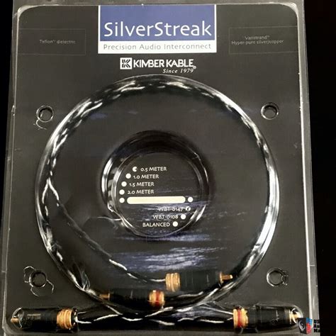 Kimber Silver Streak Rca Interconnects M Wbt For Sale Us Audio