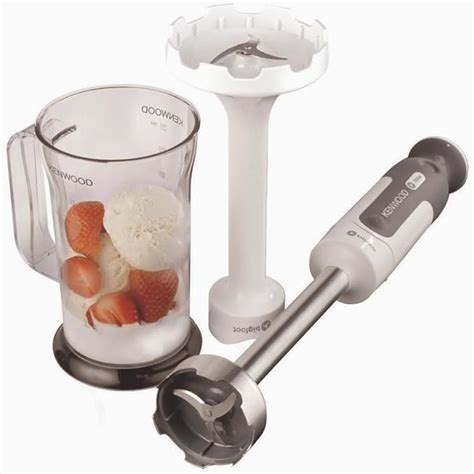 Amazon.de: Kenwood Stabmixer HBM713-700W weiß/grau one size