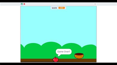 How To Make An Apple Catching Game In Scratch And Pictoblox Youtube