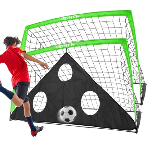 BOHEN 6x4FT Portable Soccer Goal for Kids Backyard Youth Soccer Goal ...