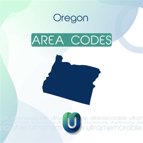 Oregon Area Codes (458, 541) - Ultra Memorable