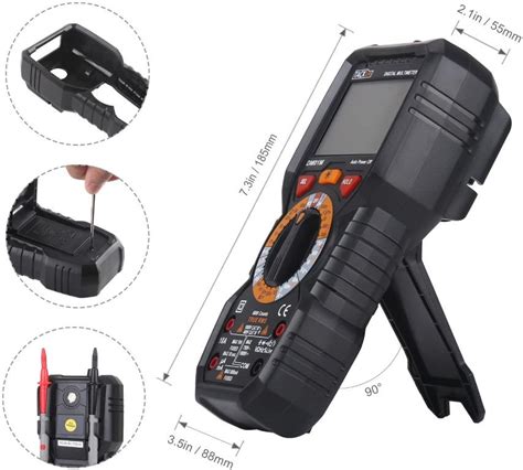 Tacklife DM01M Digital Multimeter TRMS 6000 Counts Manual Ranging Volt