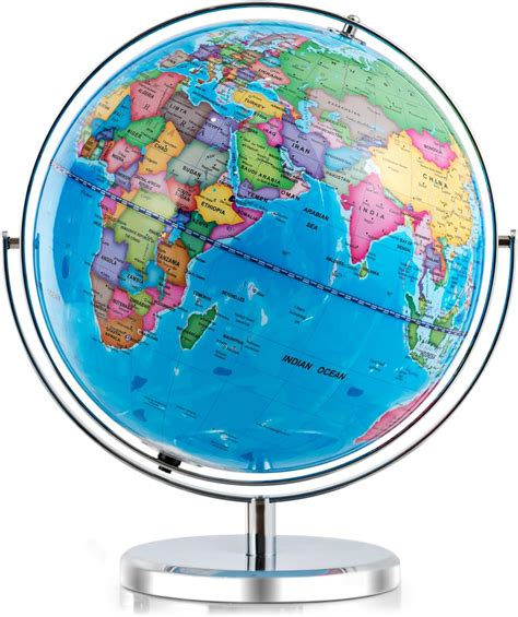 Costway Illuminated World Globe 13” Desktop Geographic