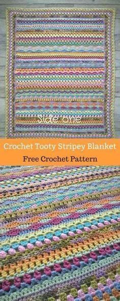 Tooty Stripey Blanket Free Crochet Pattern