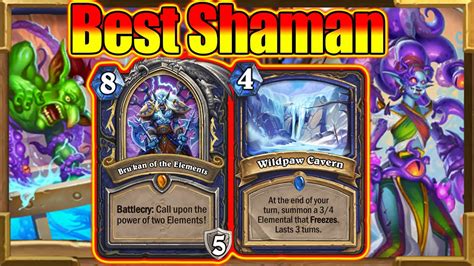 Strongest Control Shaman Deck In Standard Fractured In Alterac Valley Hearthstone Youtube