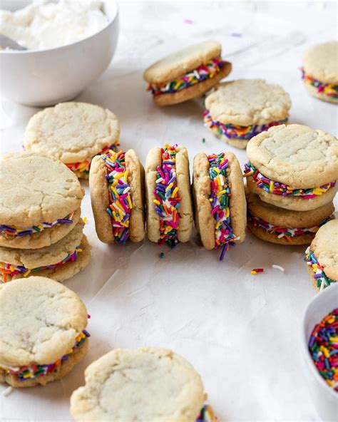 Funfetti Cookie Sandwiches Cookin With Mima