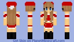 Santa girl Minecraft Skin