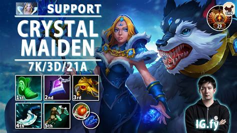 Crystal Maiden Soft Support 7 31d IG Fy Pos 4 CM Play Dota 2