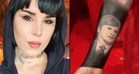 Kat Von D reveals reason behind controversial blackout tattoo - PopBuzz