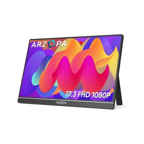 arzopa  p portable monitor black linkserve