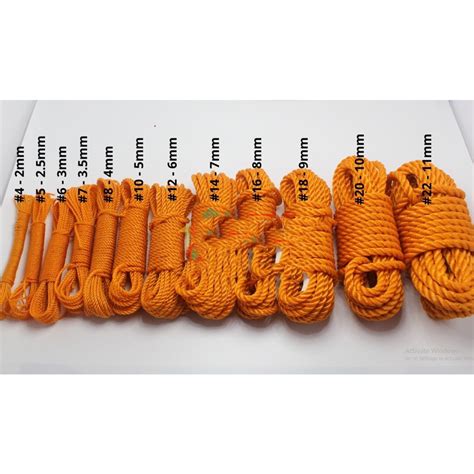 Customized Cut Nylon Rope Price Is Per 10 Meters Lubid Tali 6 7