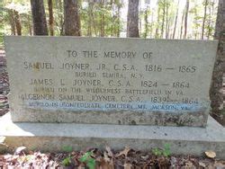 James L Joyner 1824 1864 Mémorial Find a Grave