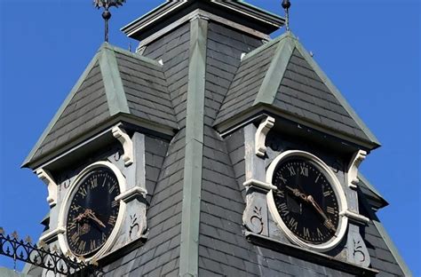 topsfield town hall clock tower  trails  sails