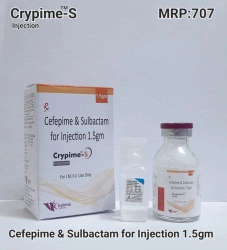 Cefepime Sulbactam For Injection 1 5gm At Rs 707 Piece In Patiala