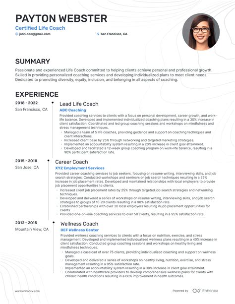 Life Coach Examples at Shanita Parker blog