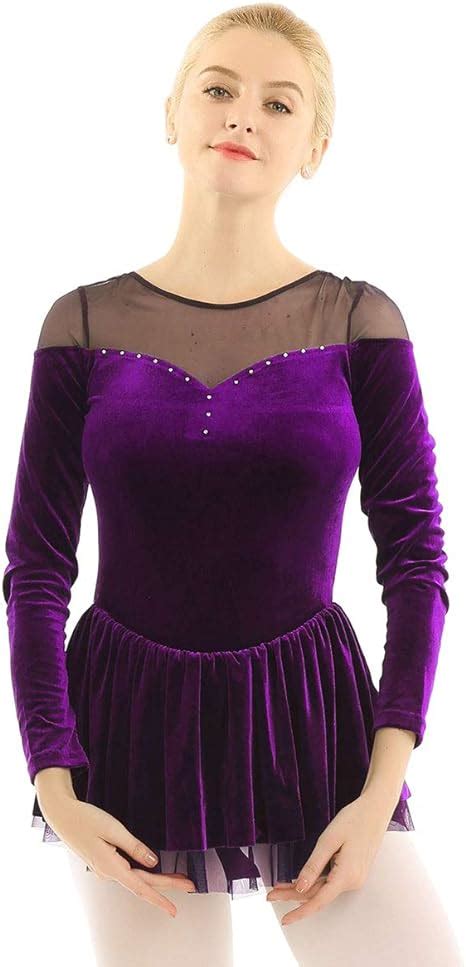 Amazon Agoky Women S Double Layer Mesh Shoulder Velvet Long Sleeve