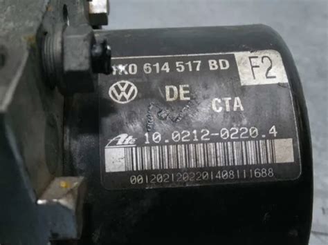 Audi A P Golf Mk Scirocco Abs Pump Module Ecu K Ad