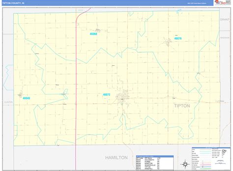 Tipton County Map