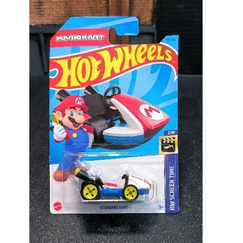 Jual HOT WHEELS STANDARD KART HW SCREEN TIME MARIO 2023 Shopee Indonesia