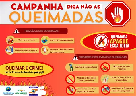 Campanha Diga N O As Queimadas E Sim Vida Prefeitura Municipal De