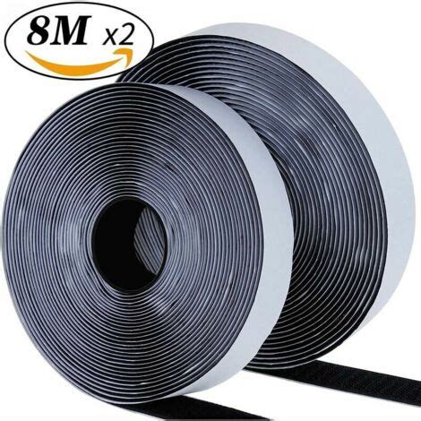 AlwaysH 8M Extra Strong Self Adhesive Velcro Tape Double Sided