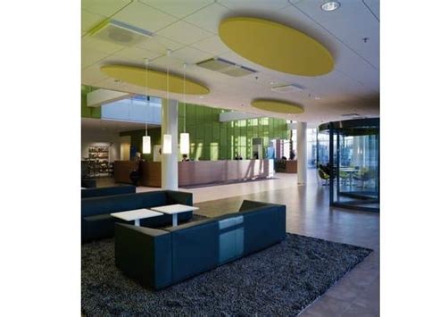 Glass Wool Acoustic Ceiling Clouds Ecophon Solo Circle By Saint Gobain