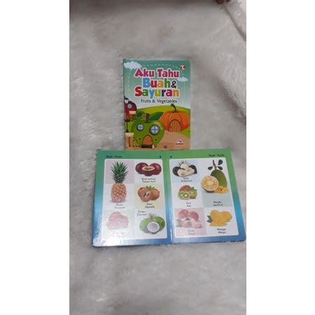 Jual Buku Boarbook Aku Tahu Sayur Dan Buahan Warna Huruf Hijaiyah