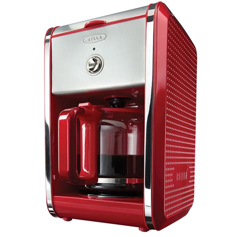 Bella 13700 Dots Coffee Maker Red