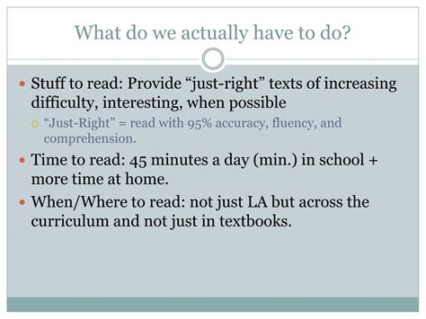 Ppt Summary Of Common Core Reading Directives From Powerpoint