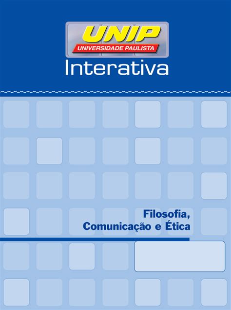 Filosofia Comunicação e Ética Apostila Filosofia Comunicação e Ética