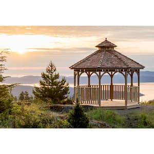 Outdoor Living Today 10 Ft Bayside Octagon Panelized Gazebo Bayside10