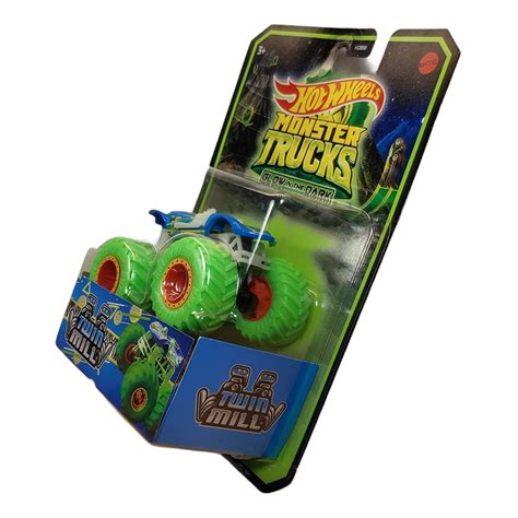 Carrinho Hot Wheels Monster Trucks Brilha No Escuro Twin Mill Mattel Brinquedos E Games FL Shop