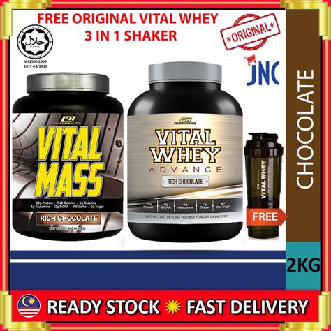 Vital Whey Advance Halal Kg G Protein Isolate Tribulus Tongkat Ali