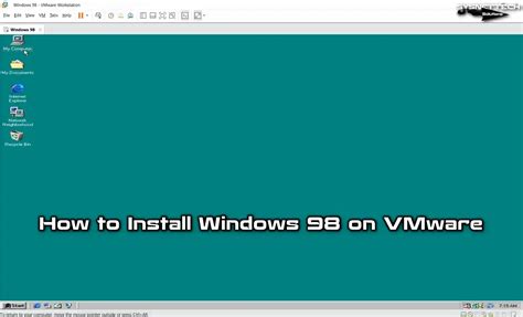 How To Install Windows 98 On VMware Workstation Detailed