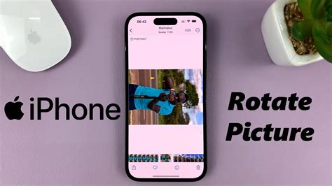 How To Rotate A Photo Picture In Your Iphone Youtube