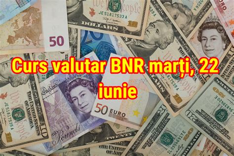 Curs valutar BNR marți 22 iunie Unde găsești cel mai IEFTIN euro