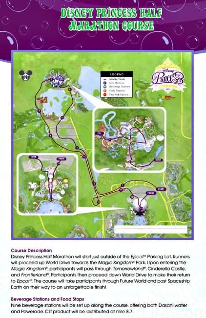 Princess Half Marathon Event Guide Corrals Course Maps And More