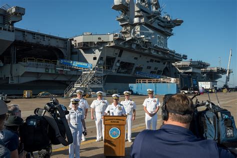 Uss Dwight D Eisenhower Departs On Deployment Commander Carrier