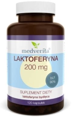 Medverita Laktoferyna Forte 200 mg na odporność 120 kaps cena