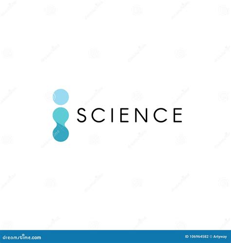 Abstract Blue Turquoise Color Science Logo Molecule Vector Logo